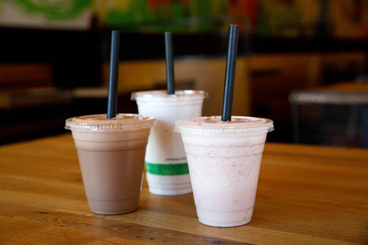 No Added Sugar Milkshakes